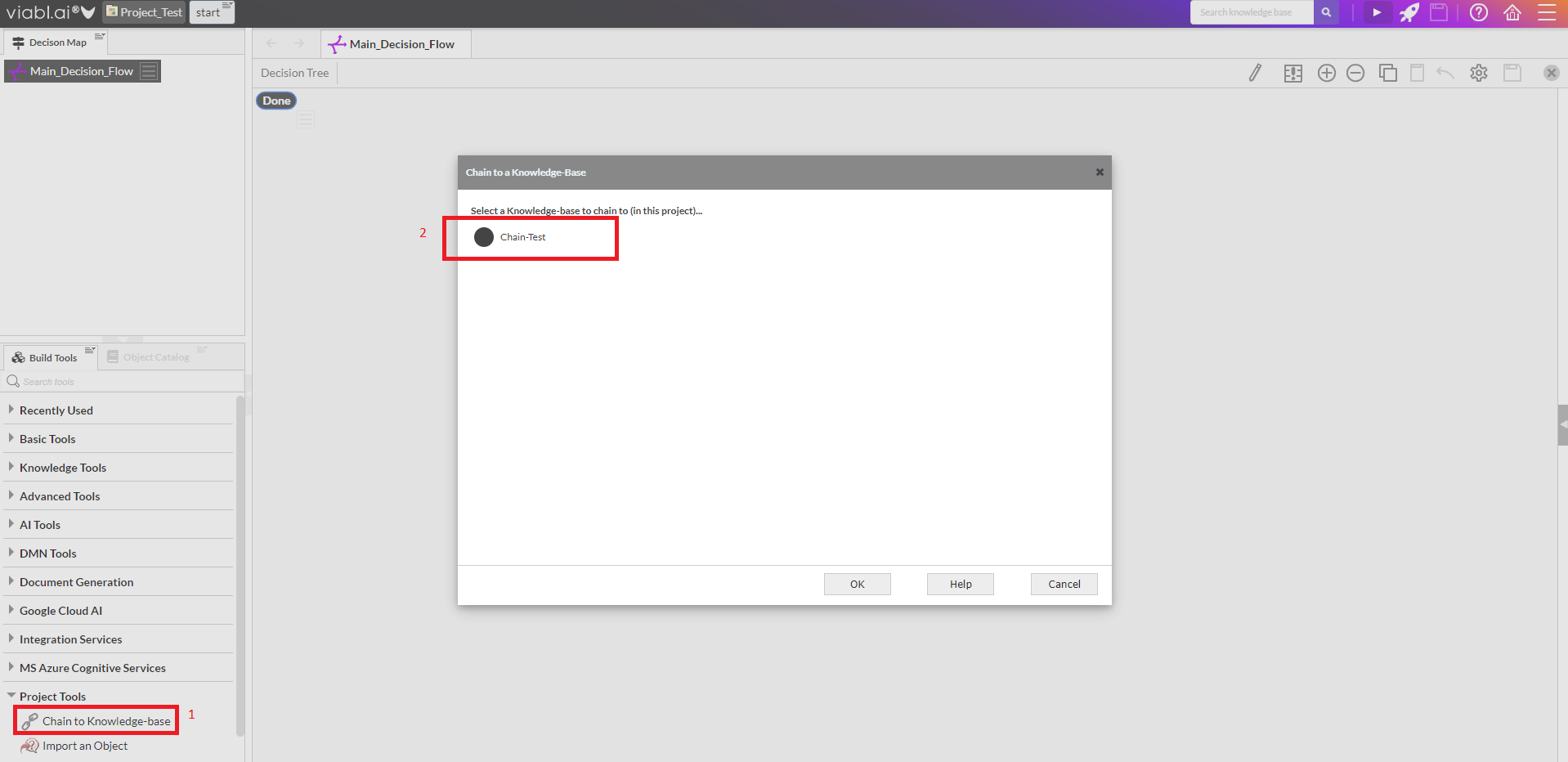 How to chain a knowledge base